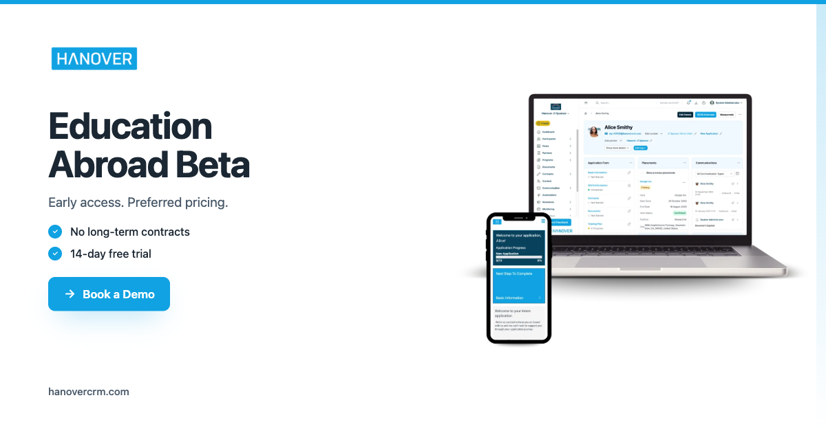 Education Abroad Institution Beta | Hanover CRM